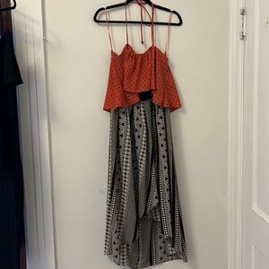 Two tone dress